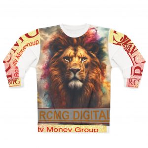 Majestic Lion Unisex Sweatshirt, Colorful Animal Sweatshirt, Unique Gift for Animal Lovers, Statement Crewneck, Cozy Fashion