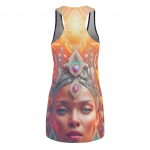 Bohemian Ethereal Women's Racerback Dress, Festival Wear, Summer Dress, Art Print Dress, Unique Gift Idea - Image 2