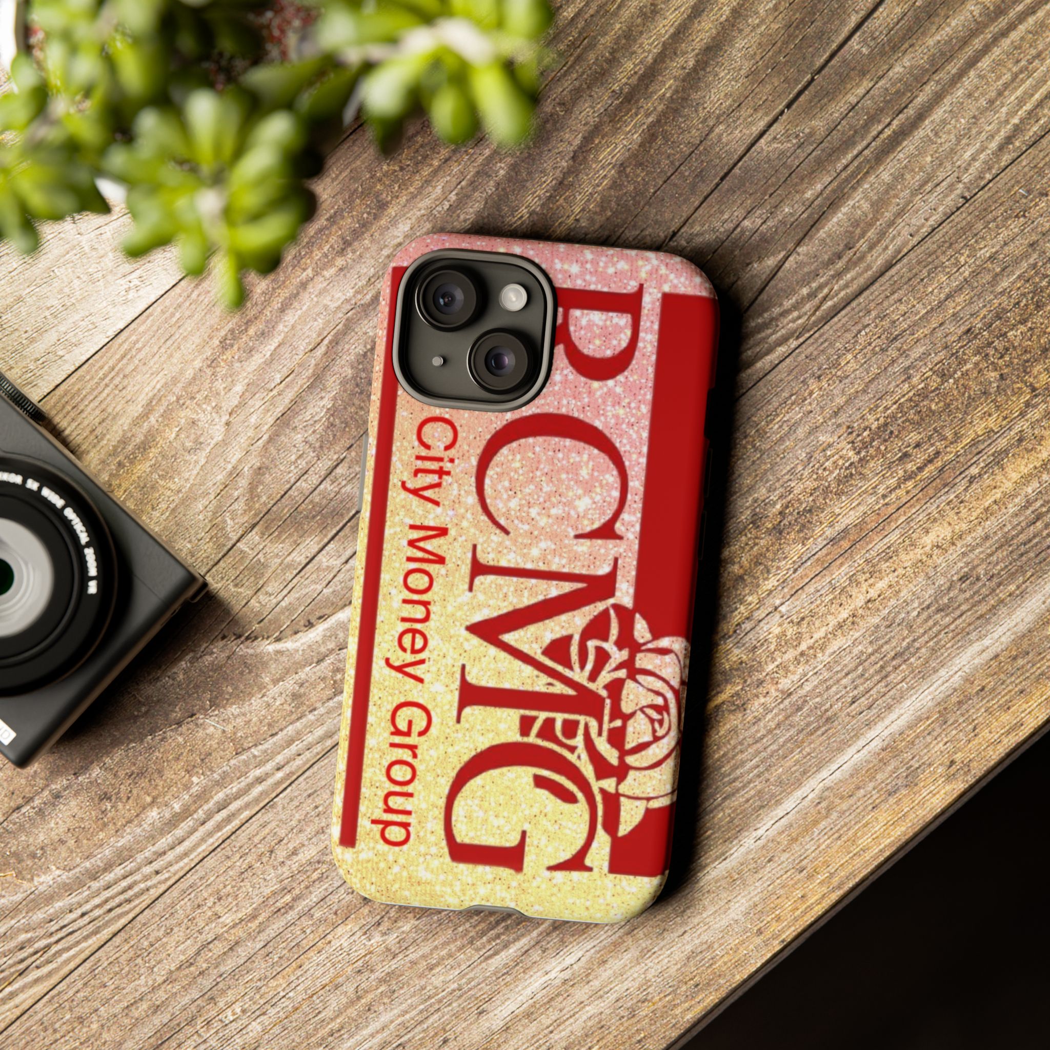 Stylish Phone Case for City Money Group, Tough Cases with Glitter Design, Unique Gift for Him or Her, Customizable, Perfect for Any Occasion - Image 6