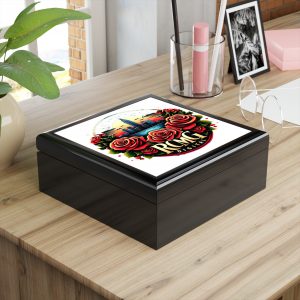 Stunning Rose-Inspired Jewelry Box | Perfect Gift for Her, Keepsake Organizer, Birthday, Wedding, Floral Decor - Image 2