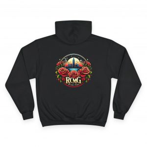 RCMG Digital Champion Hoodie - Bold Lion & Floral Design - Image 2