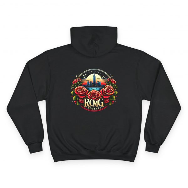 RCMG Digital Champion Hoodie - Bold Lion & Floral Design