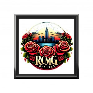 Stunning Rose-Inspired Jewelry Box | Perfect Gift for Her, Keepsake Organizer, Birthday, Wedding, Floral Decor