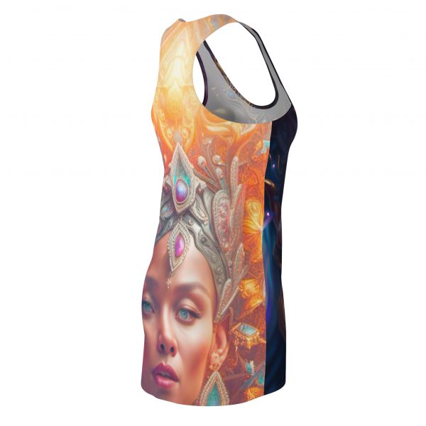 Bohemian Ethereal Women's Racerback Dress, Festival Wear, Summer Dress, Art Print Dress, Unique Gift Idea